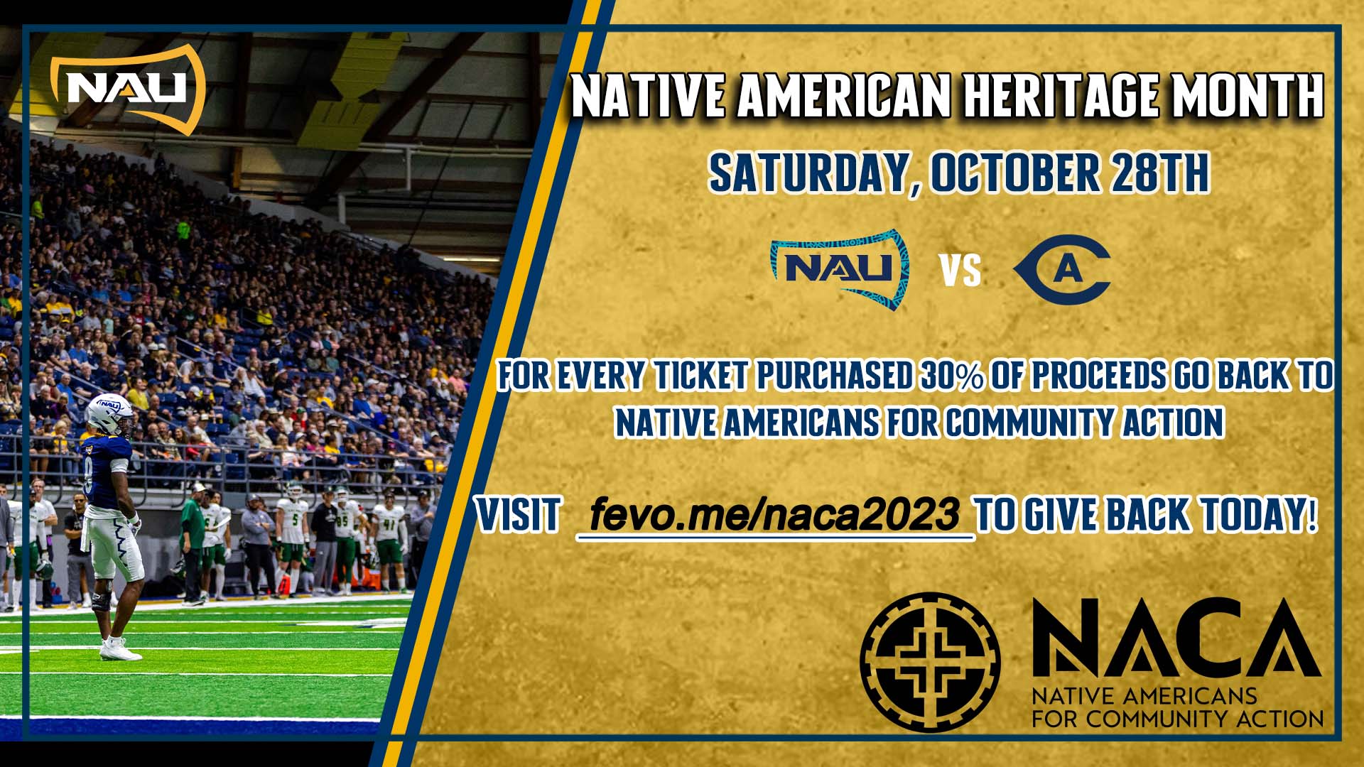 NAU American Heritage Month Football Game NACA